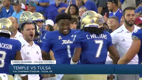 Cardell Williams throws for 3 TDs, runs for a fourth, to lead Tulsa past Temple 48-26